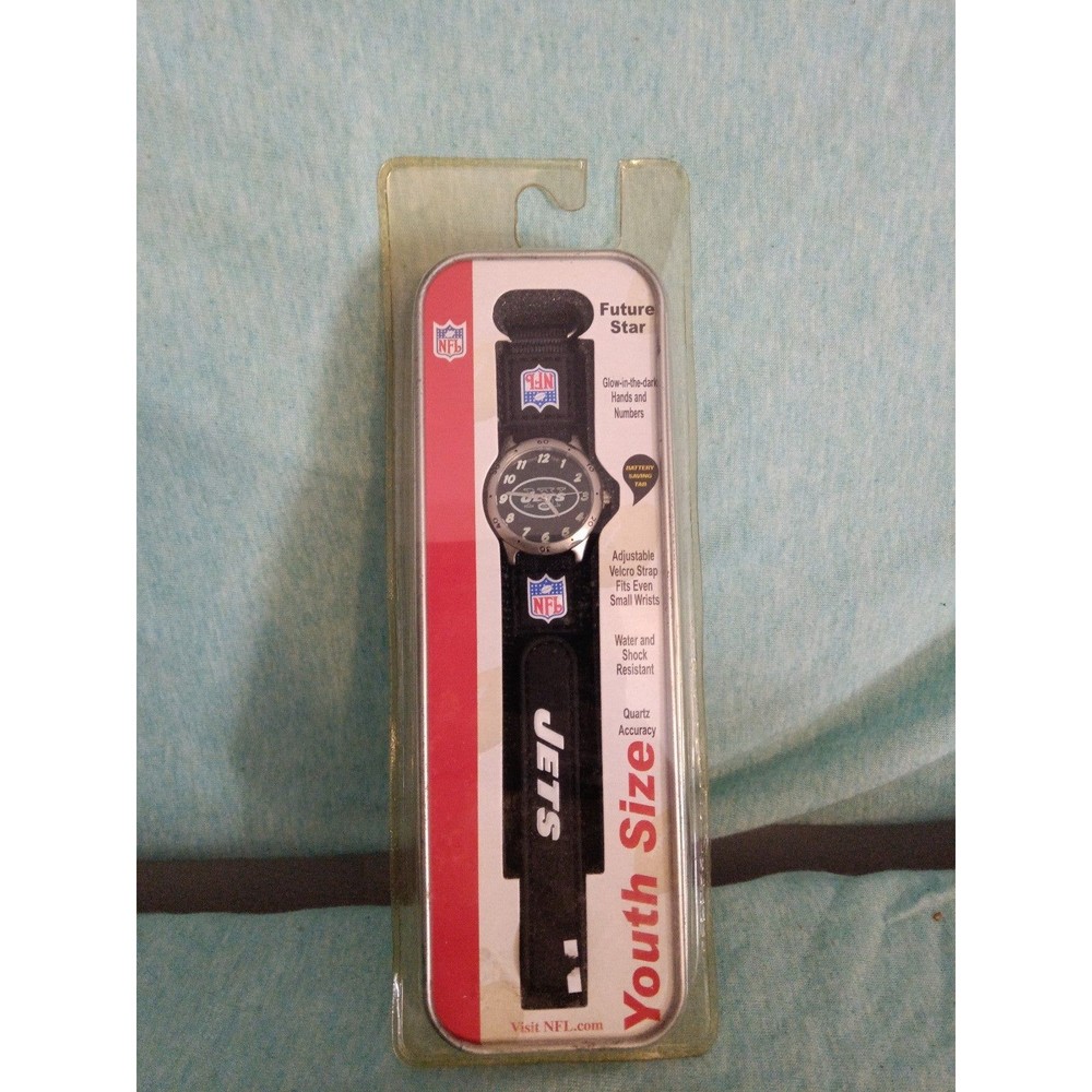 NFL Jets youth adjustable analog wrist watch, NEW